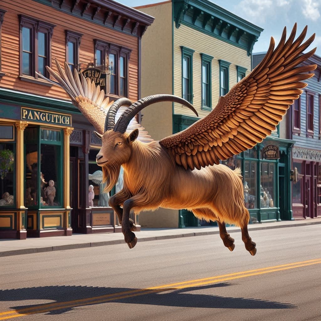 Flying Goat